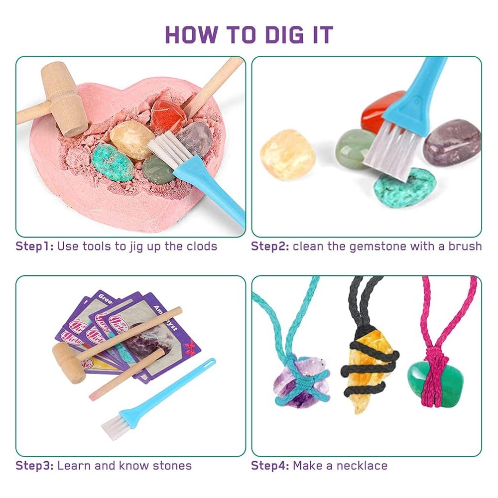 Gems Dig & Create Kit - Suitable for 6 years & above