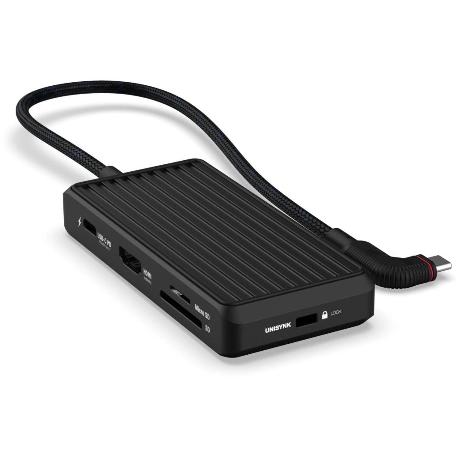 Unisynk 8 Port USB-C Hub - HDMI Grey