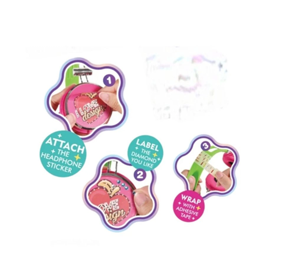 DIY Fashion Earphone And Jewellery Kit - Multi Colour 6+