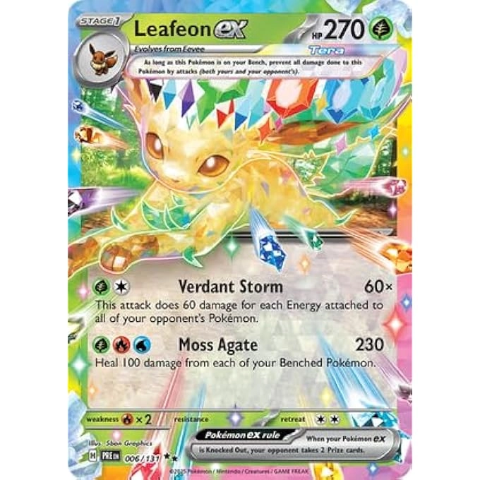 rayihni POKEMON LEAFEON EX 006/131