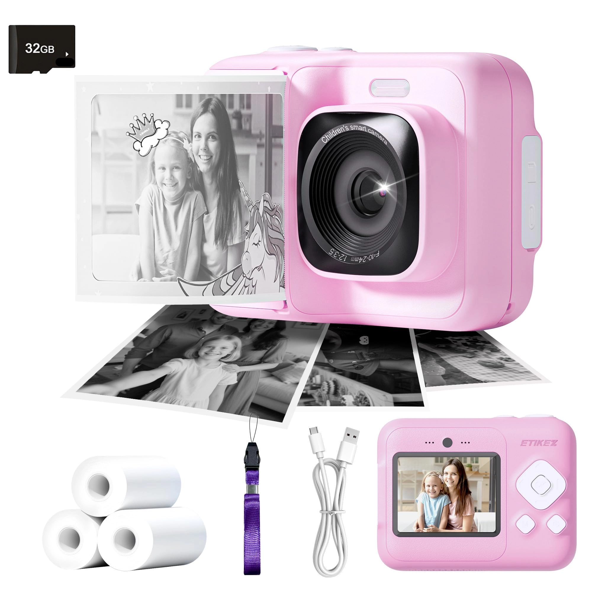 ETIKEZ Funshot 20 - Instant Print 1080P 32GB