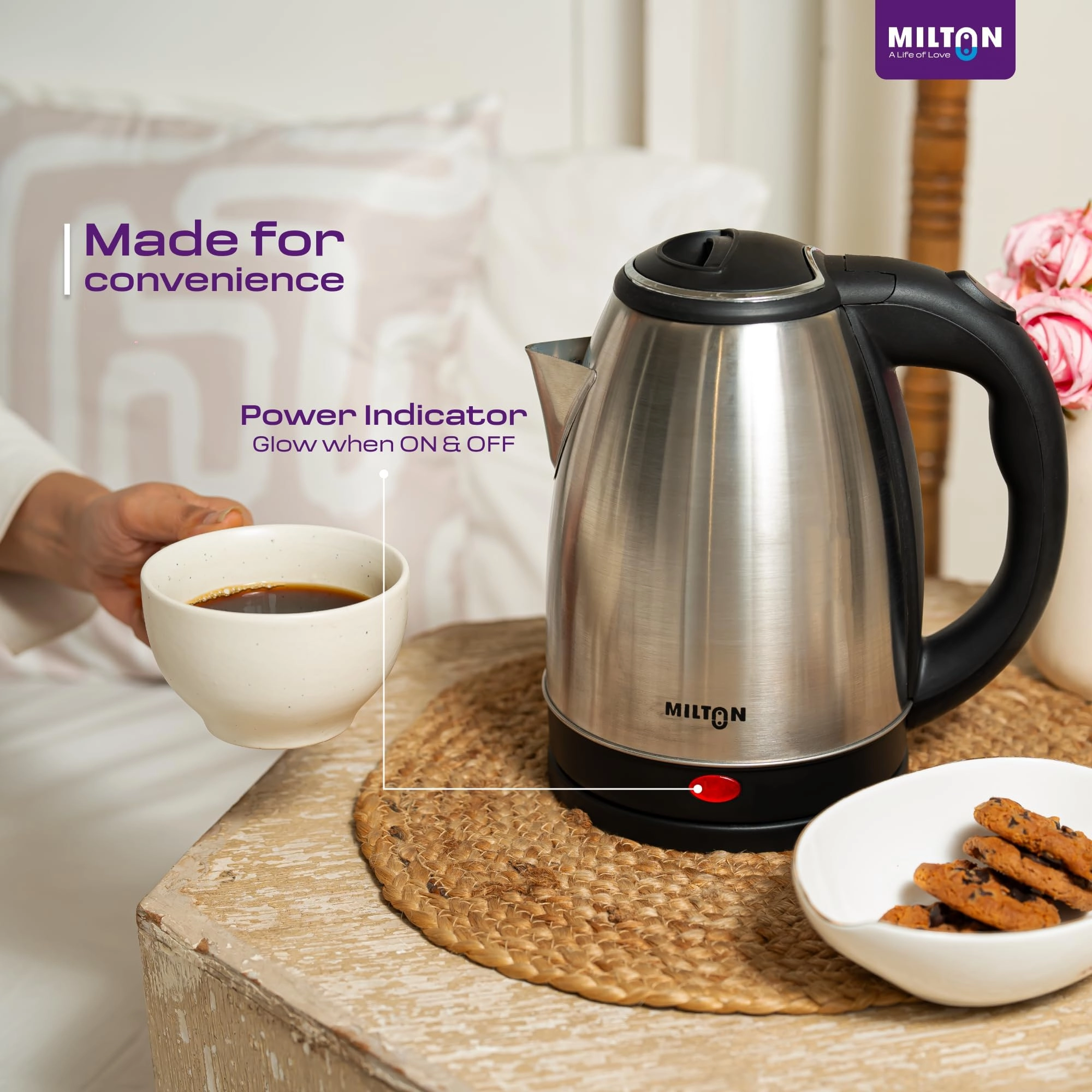 Stainless Steel Kettle - 1.8L