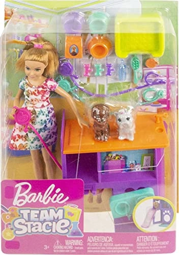 Stacie Doll - 3 puppies puppy play station with slide