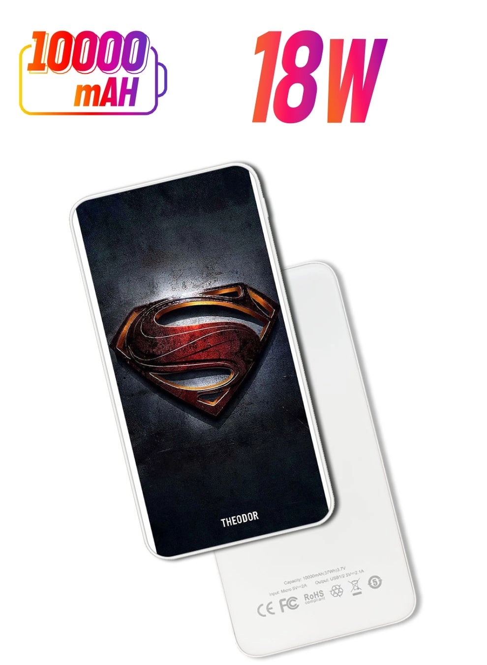 Theodor EX_PPBA599 - 10000 mAh 18 W