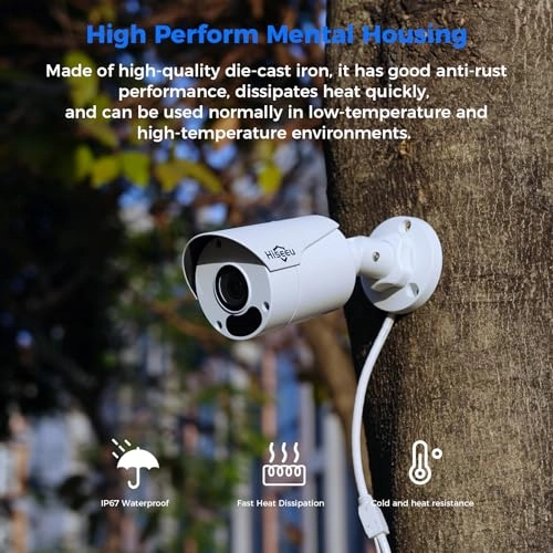 PoE Security Camera System - 6Pcs 6 4K