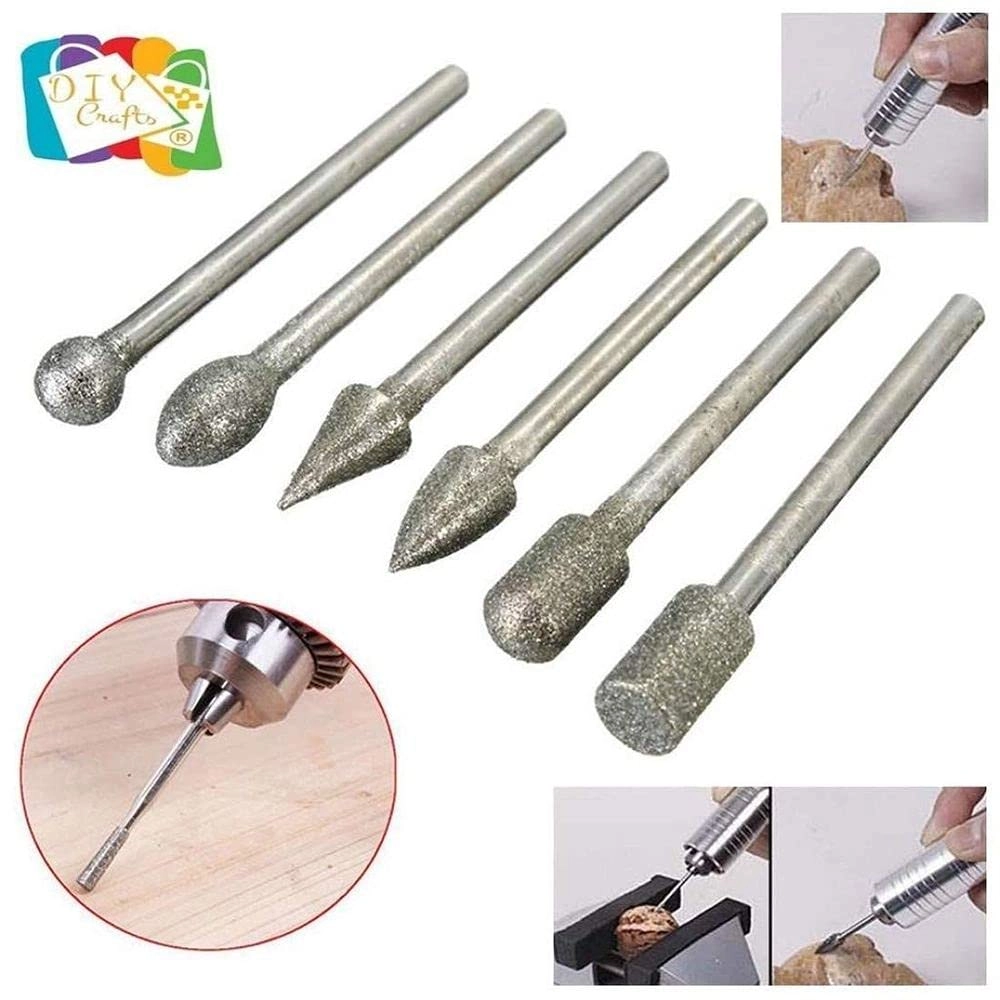 11736 9981 Diamond Grinding Burr - 15 Piece 3mm