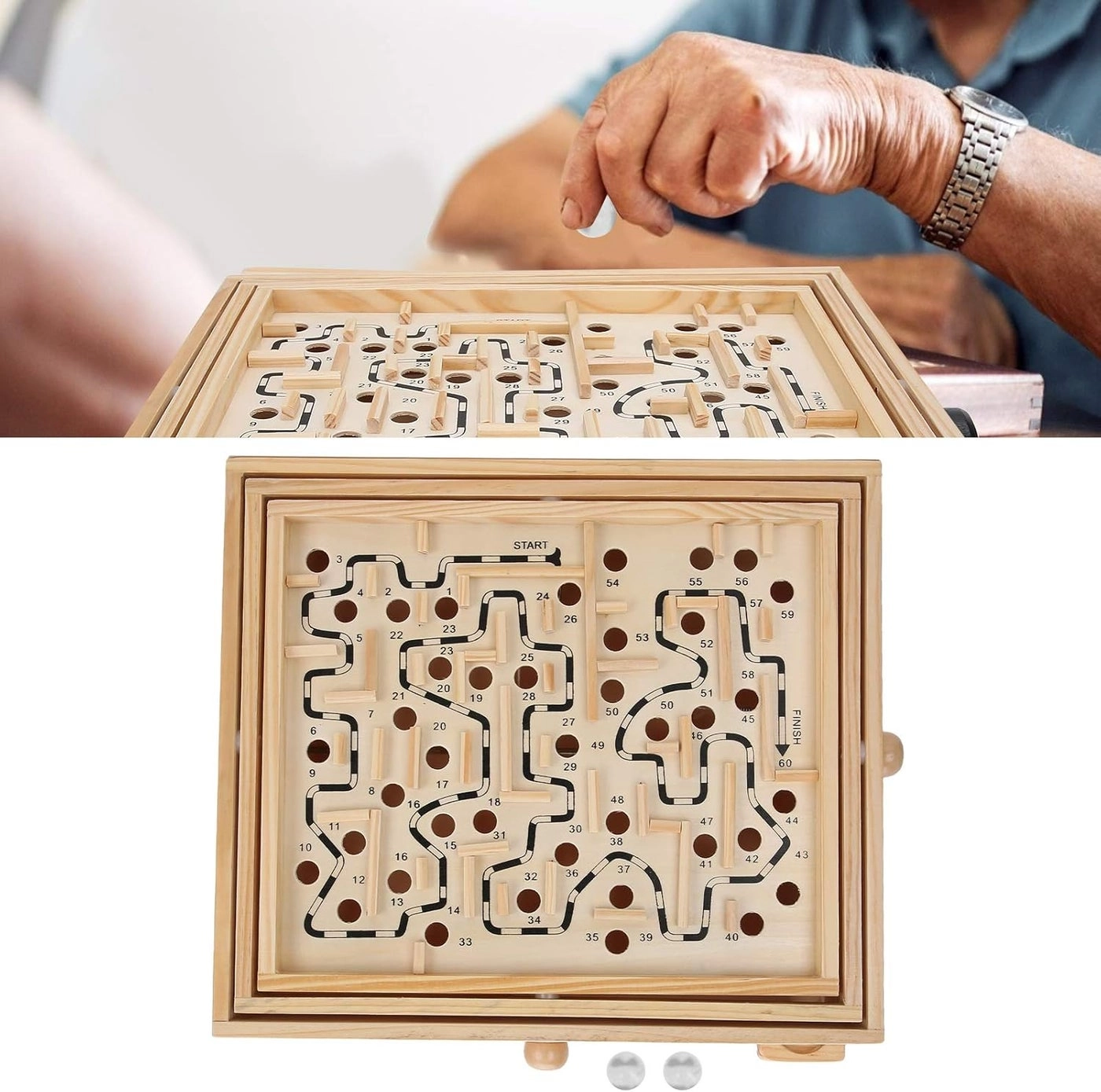 Labyrinth Wooden Puzzle