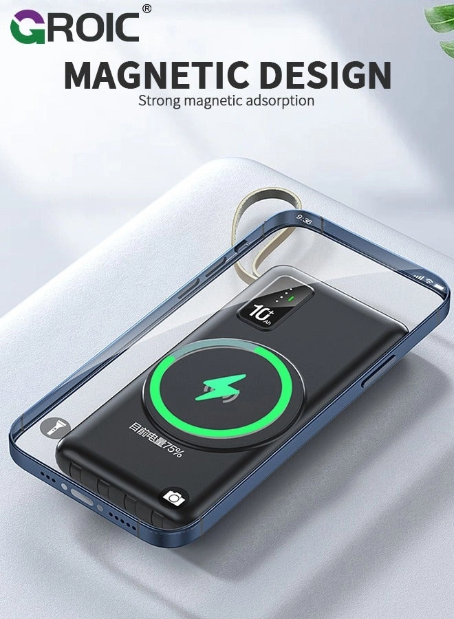 Wireless Portable Charger - 10000 Watt-hour 22.5W Wireless 6