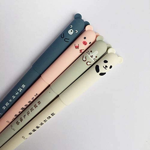 Cute Girly Gel Pens - 4 Pcs 0.35mm