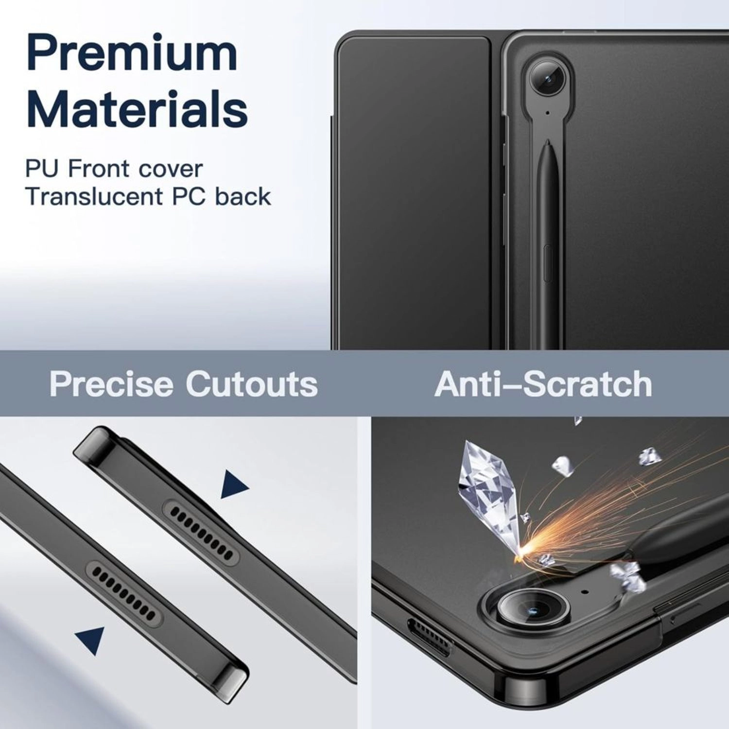 Case with Screen Protector for Galaxy Tab S10 FE