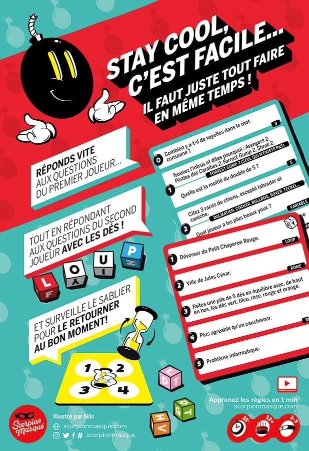 Stay Cool + Crack List + Bottle Opener - French 16 years and up