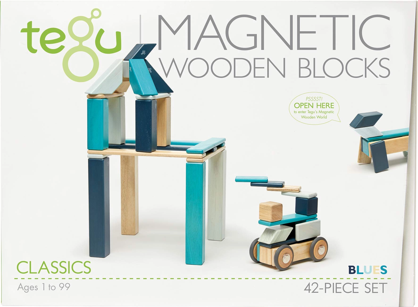 TEGU Magnetic Wooden Block - 42pcs