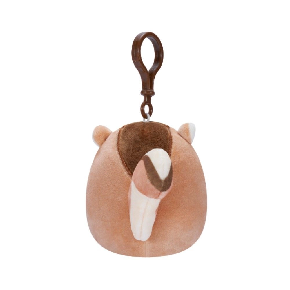 Melzie - Clip-on 3.5 Inch Brown Chipmunk