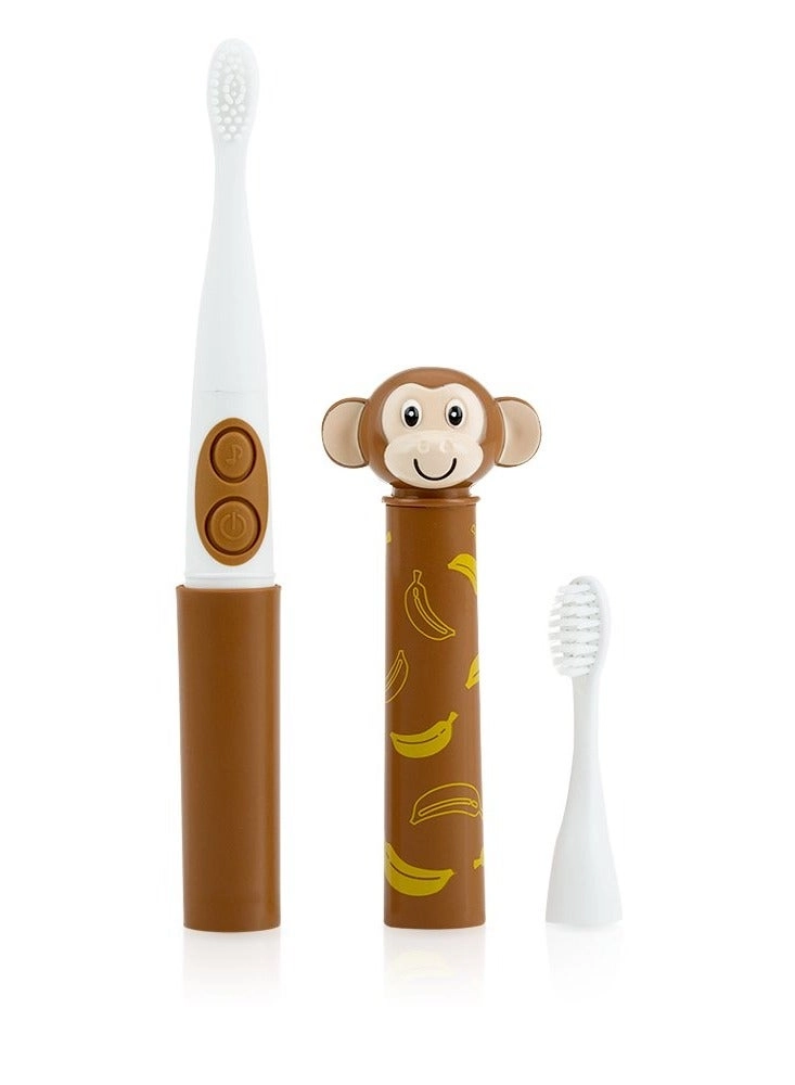 Nuby Electric Toothbrush - Animal Character Monkey