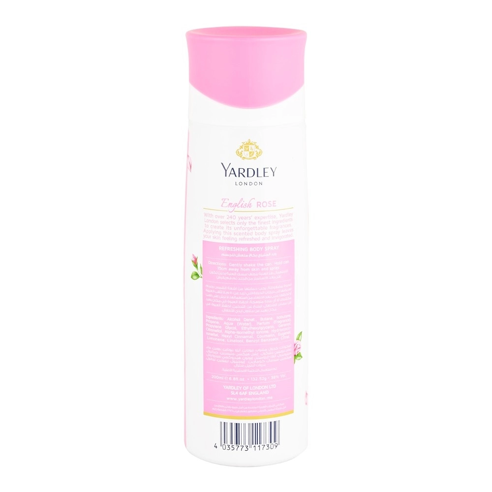 English Rose Body Spray - 200ml
