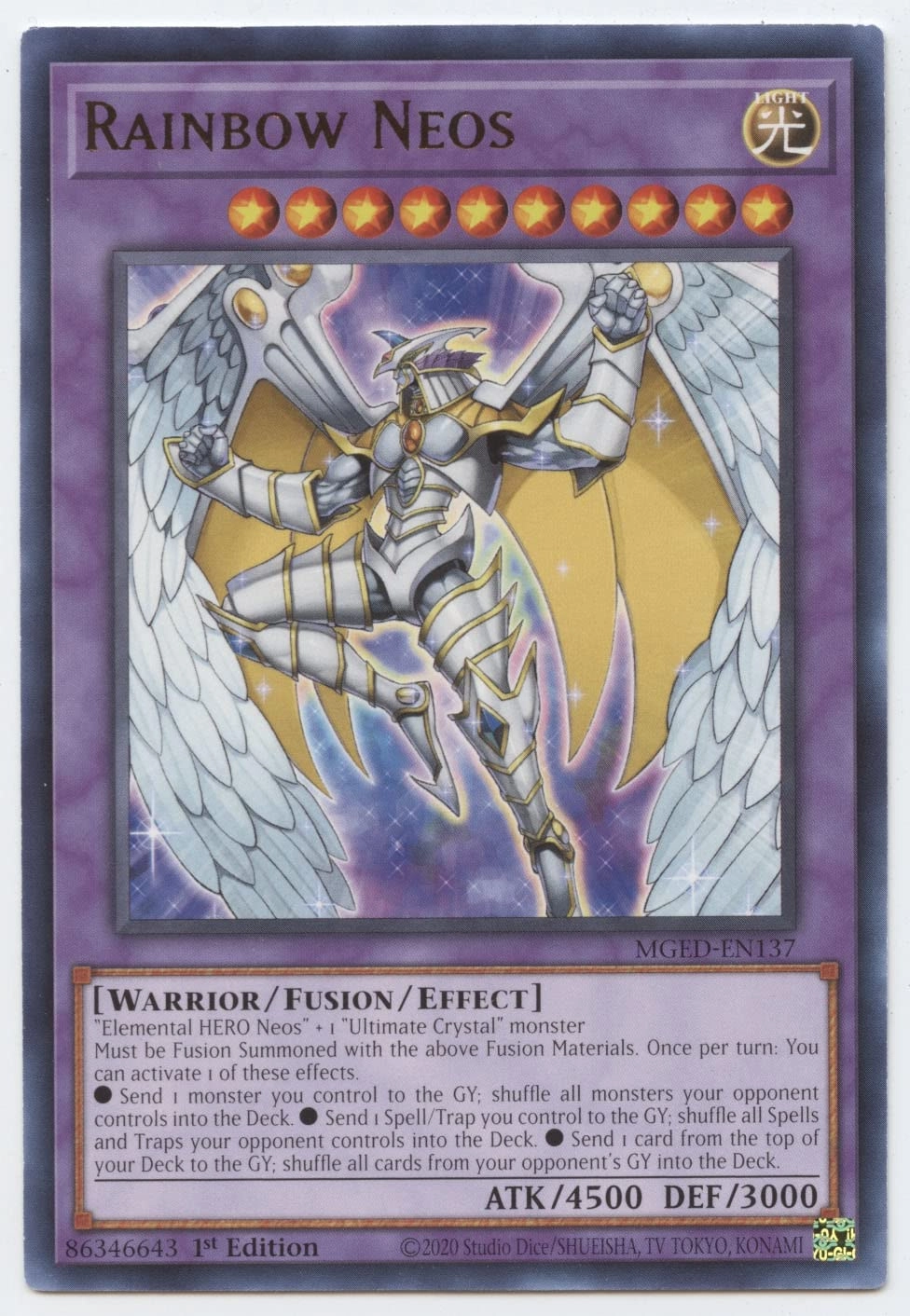 Yu-Gi-Oh! Rainbow Neos MGED-EN137