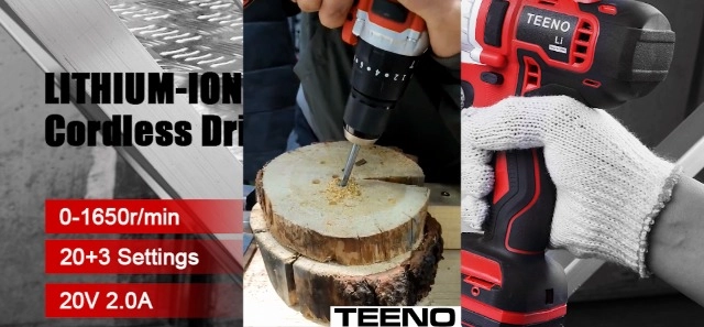 Cordless Drill Set - 2x2.0Ah