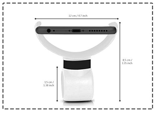 Stationary bike mobile holder - Universal 7.5" Handlebar Mount