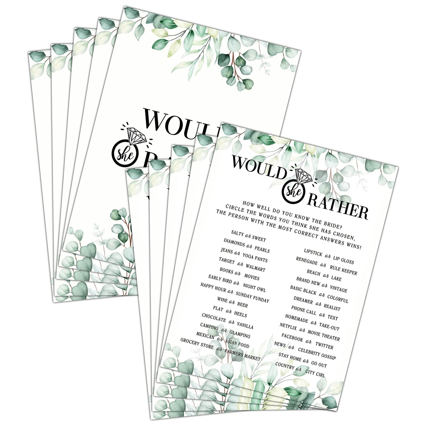 Gihyan Would She Rather - Not suitable for children under 12 years old 30 piece(s)