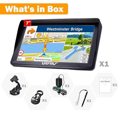 GPS Navigator for Truck RV Pickup - 7 inch