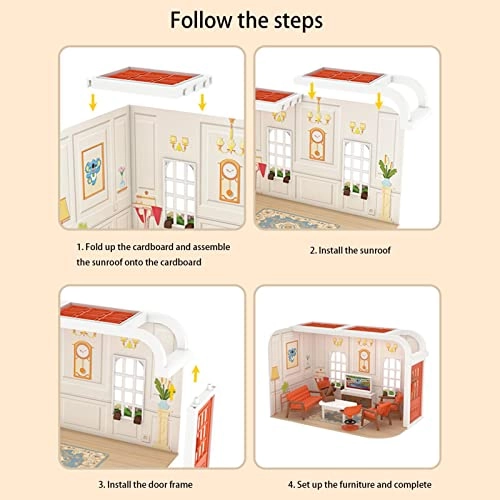 Miniature Dollhouse Kit - Children House 1:32