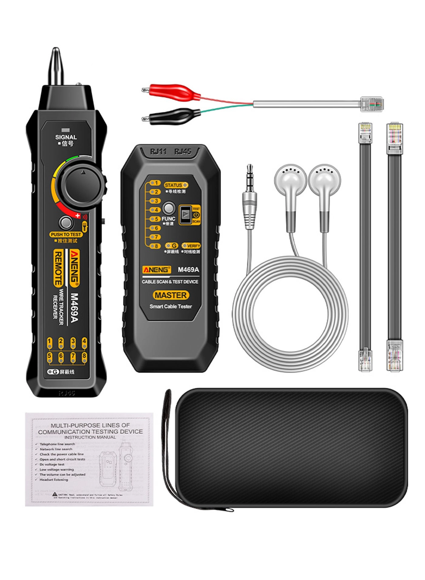 ANENG M469A - RJ11 RJ45