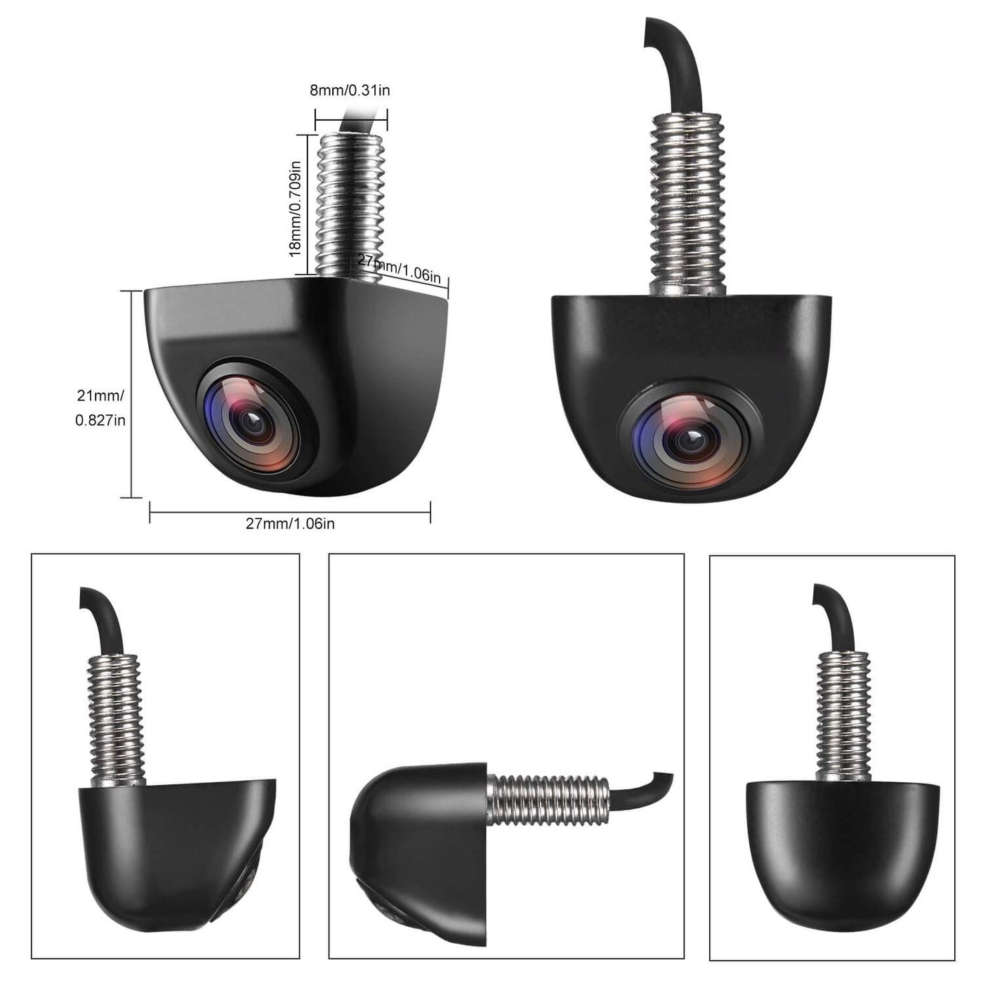 Backup/Front View Camera - 600TVL