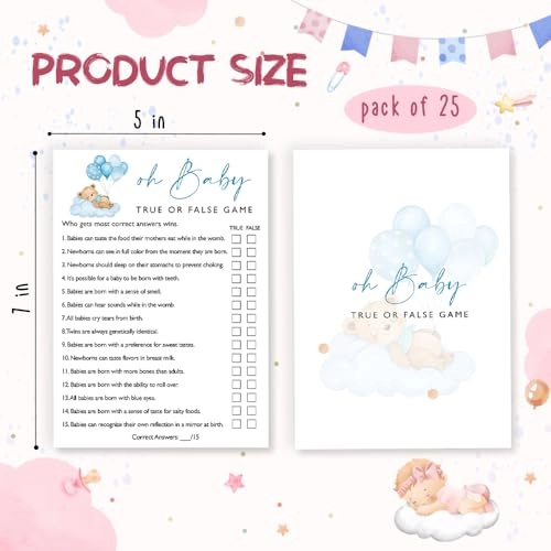 Oh Baby True or False - 18 years and up 25