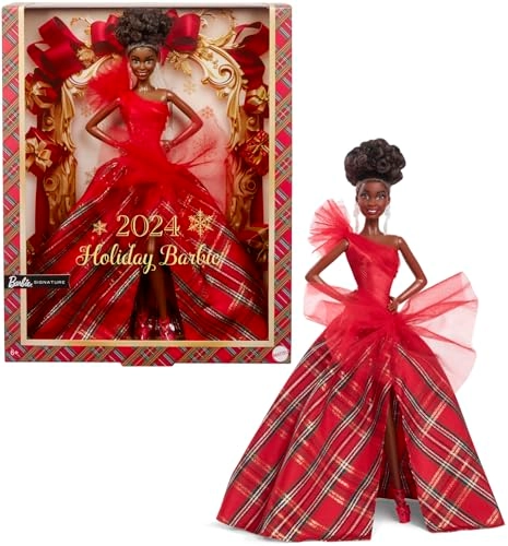 Barbie Holiday 2024 - Signature Doll Red Check Dress Ages 6+