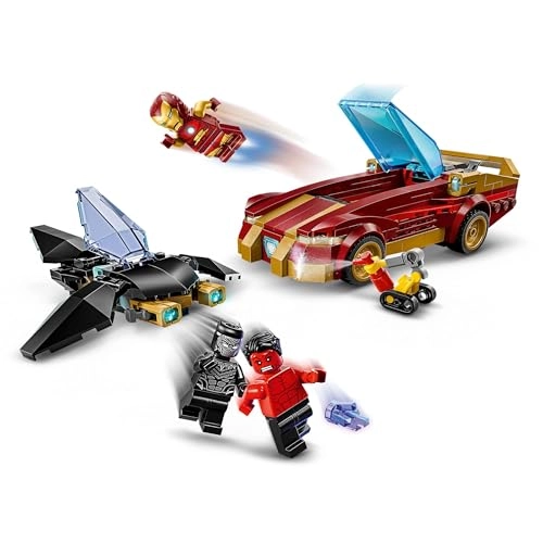 Iron Man Car & Black Panther vs. Red Hulk (76310)