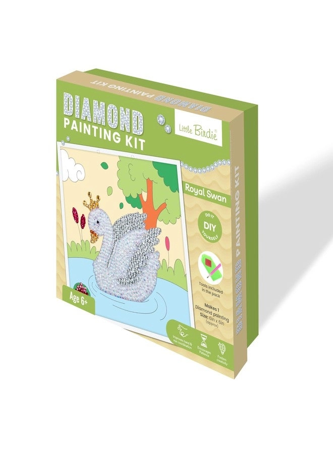 DIY Diamond Painting Kit - Royal Swan
