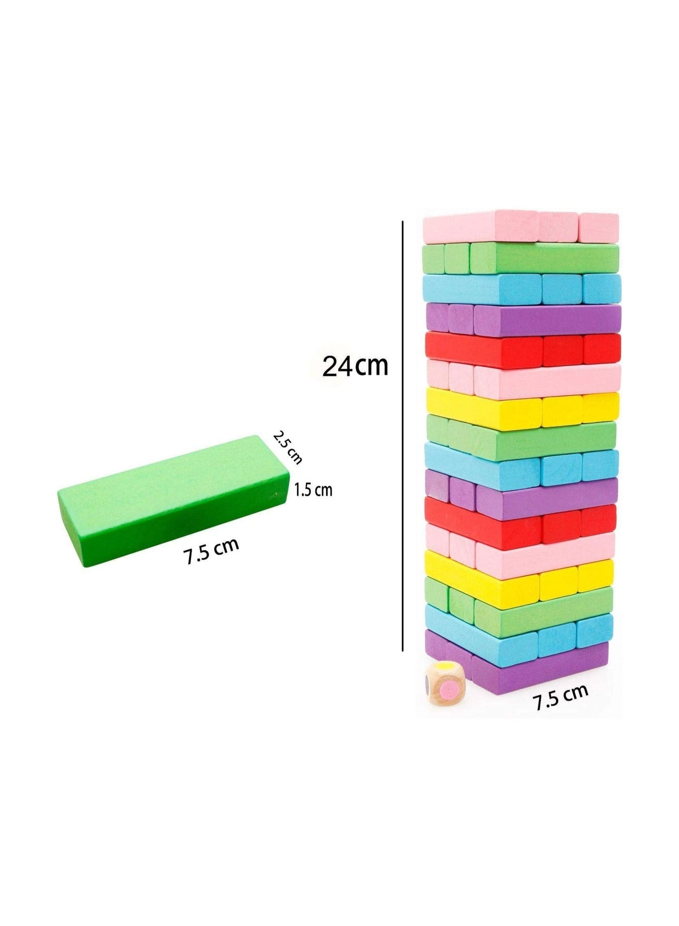 Tumbling Tower Blocks - 48 pcs