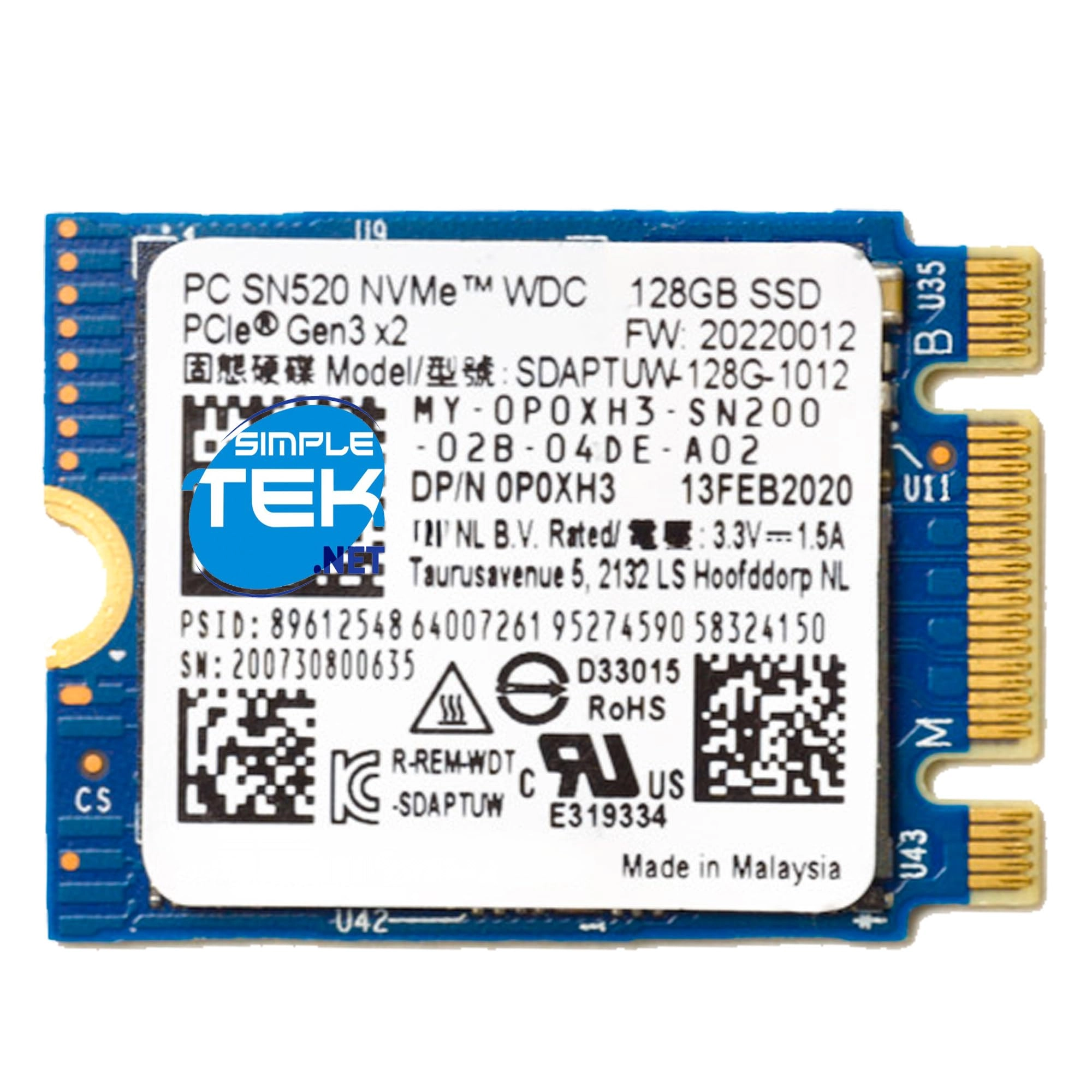 (Refurbished) M.2 2230 - 128GB