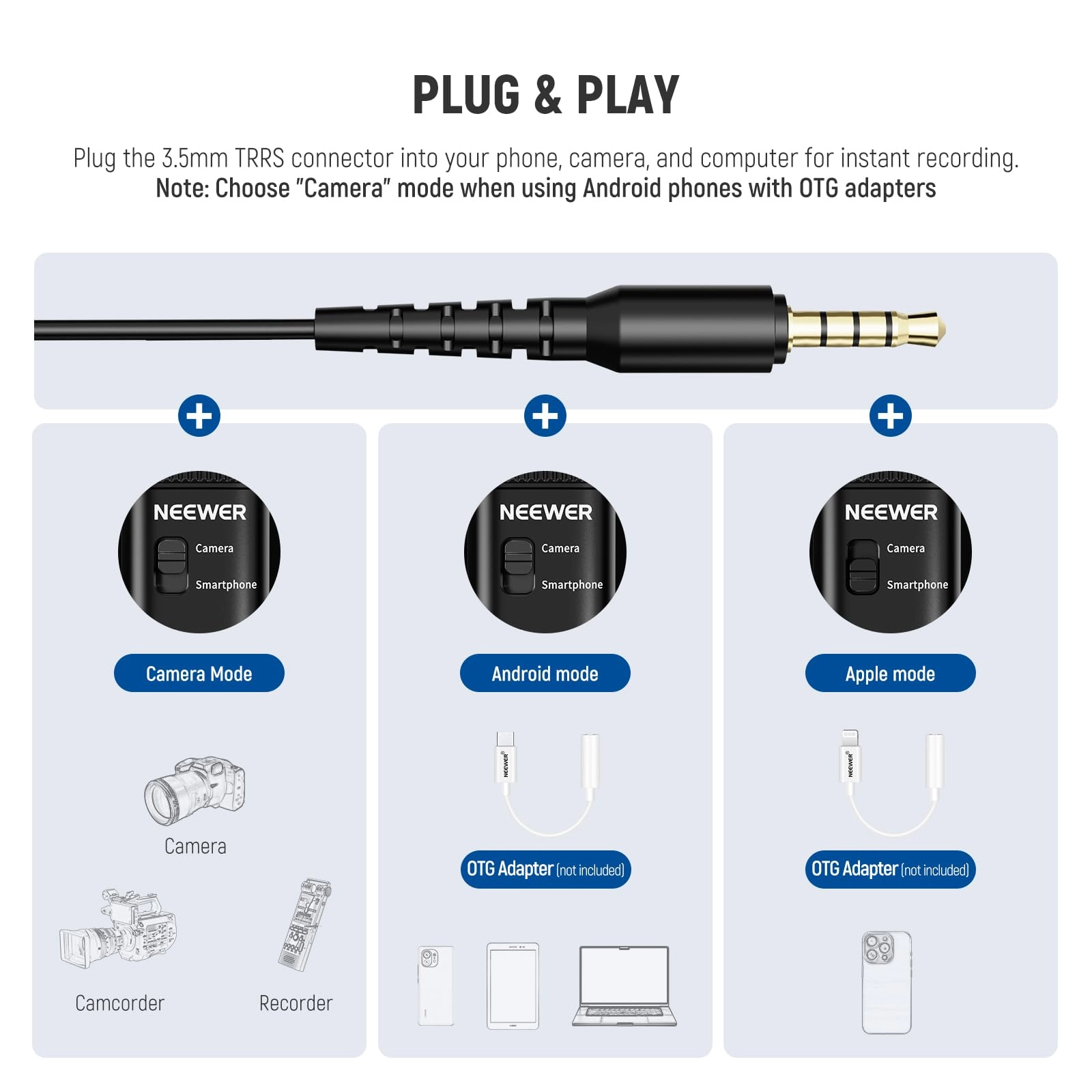 CM10 3.5mm-Mini-Jack Microphone