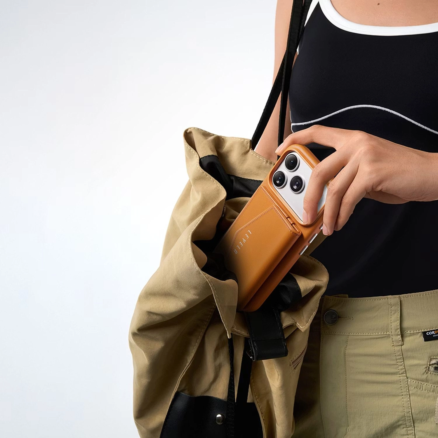 Vertex Wallet Case - PU Leather with MagSafe for iPhone 17 Pro Max