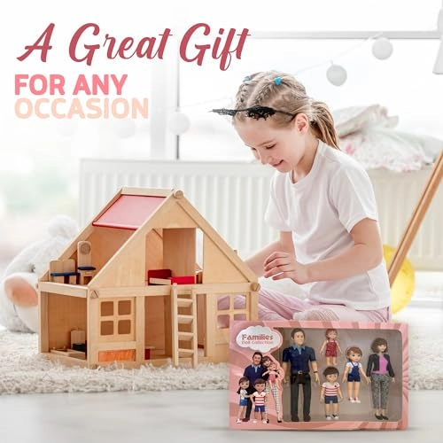 Family Dollhouse People - 3 years 5 pcs