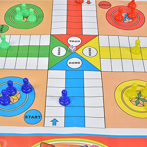 Ludo Board - Non-woven Fabric Portable