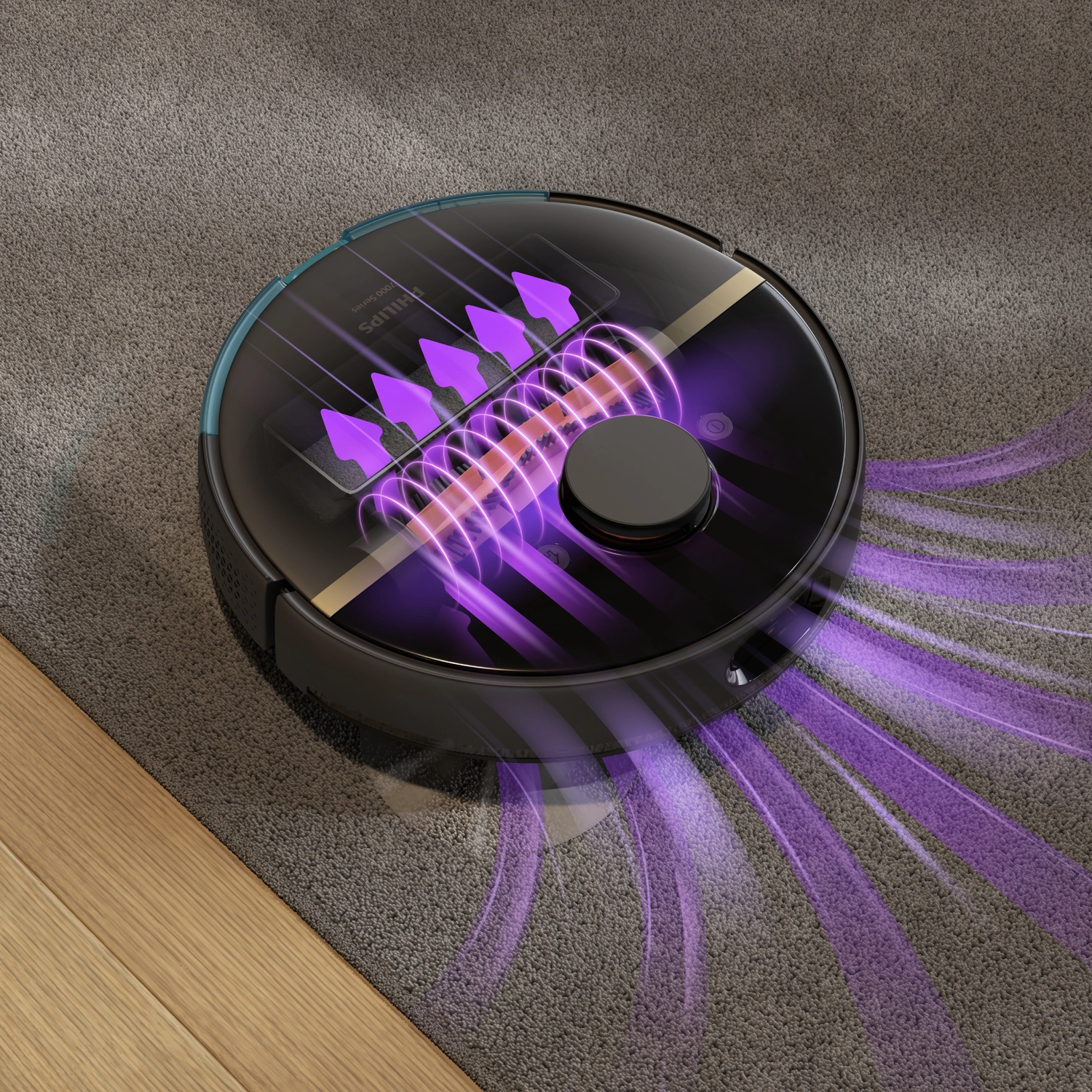 HomeRun 7000 Series Aqua - With Mop, Self-Empty Station