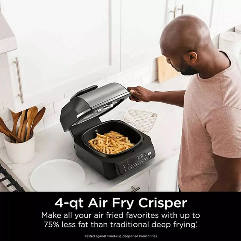 5-in-1 Indoor Grill With Air Fryer EG351ME