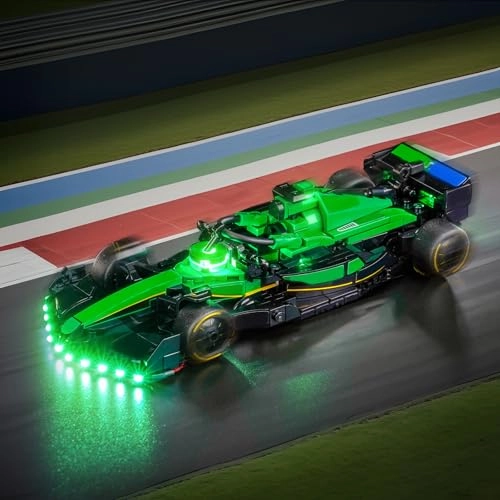 LED Light Set - Compatible with 77245 Aston Martin Aramco F1 AMR24 Race Car USB Battery