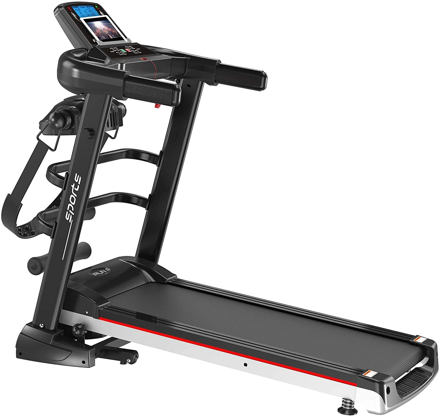 EM-1258 - Digital Treadmill Black Massager belt