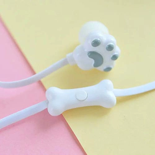 Creative kitten claw in-ear headphones - 3.5mm 120cm cable