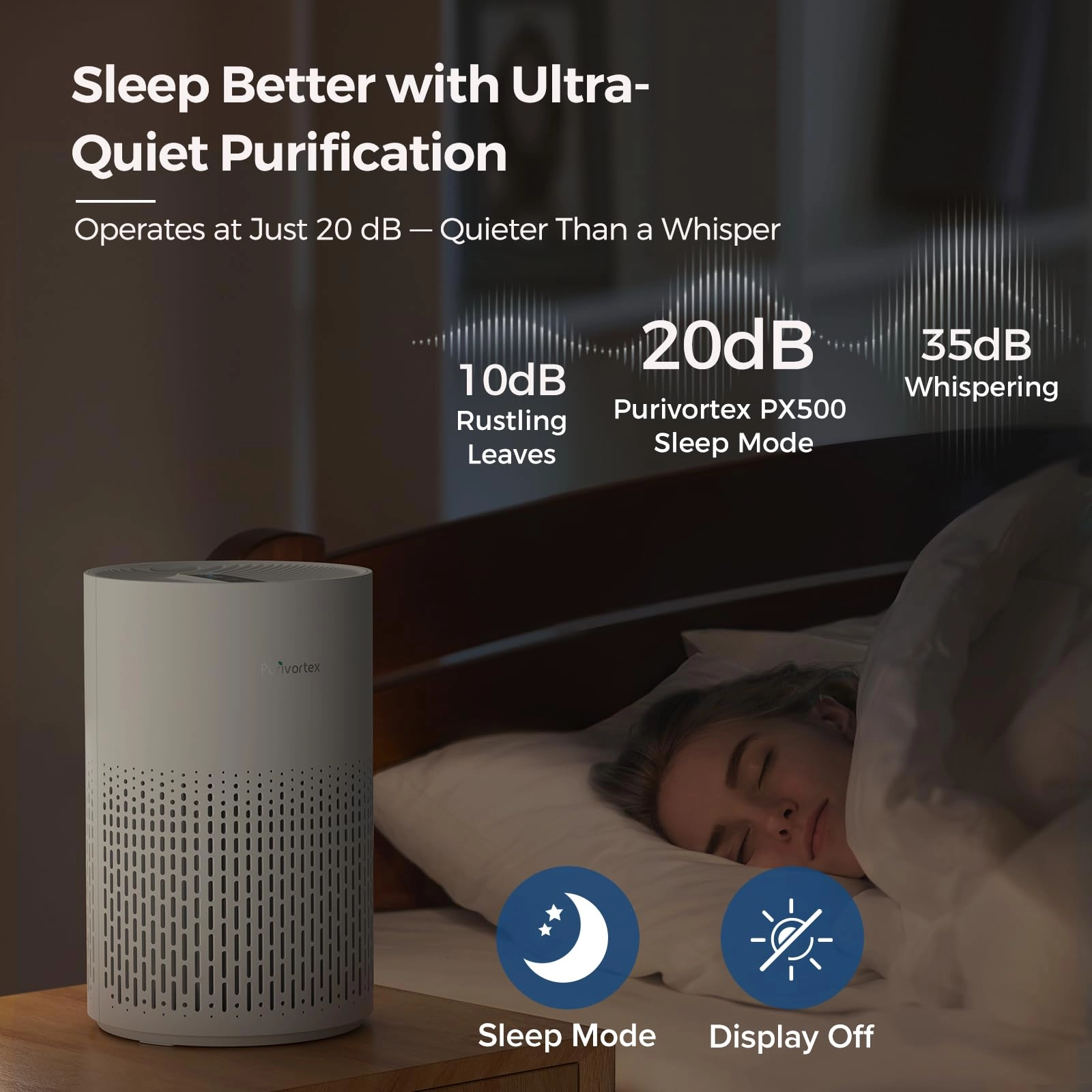 PX500-US - Quiet HEPA 880 Sq Ft