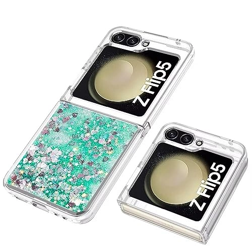 Sparkle Floating Liquid Case - Polyurethane Silicone for Samsung Galaxy Z Flip 5