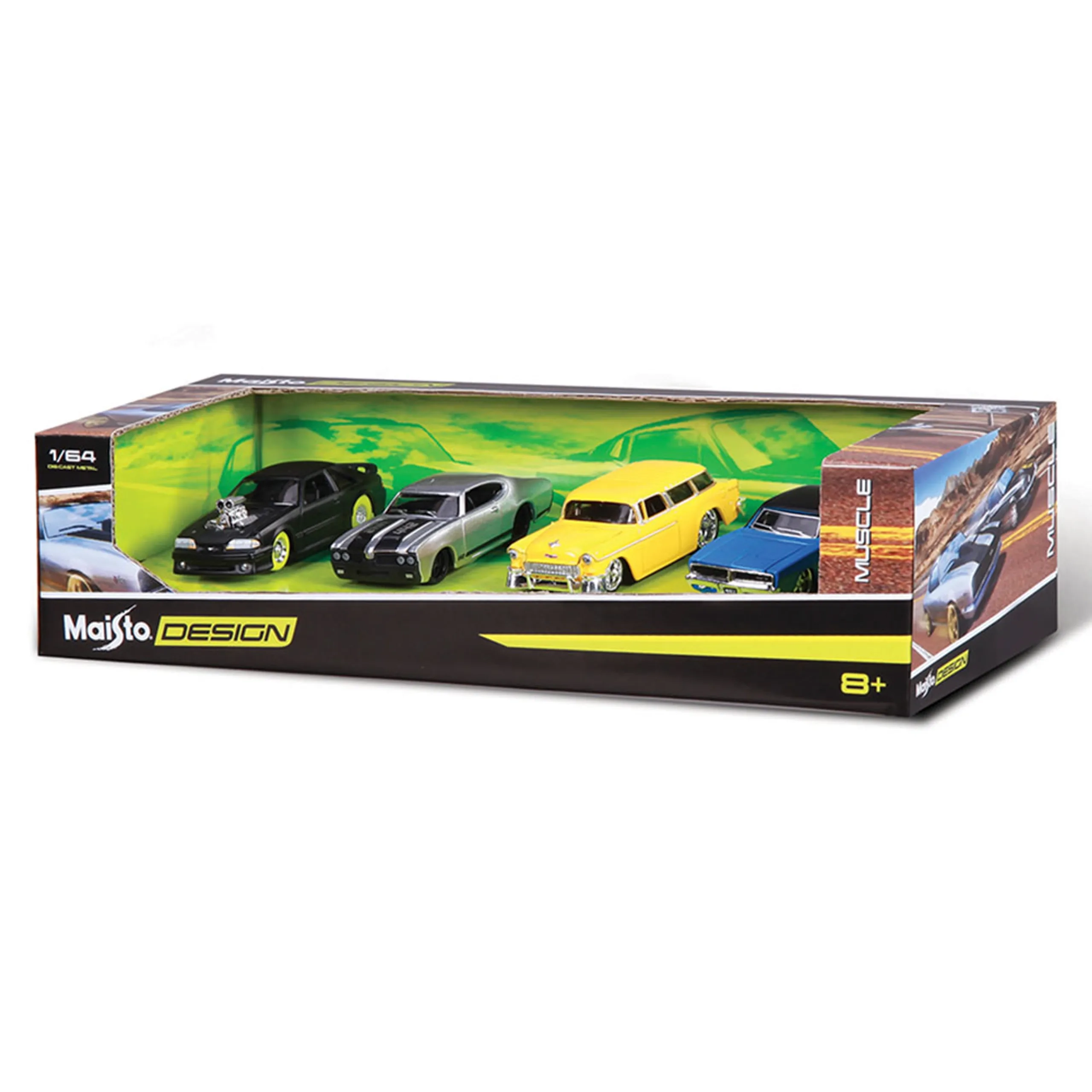4 Cars Set - 1:64