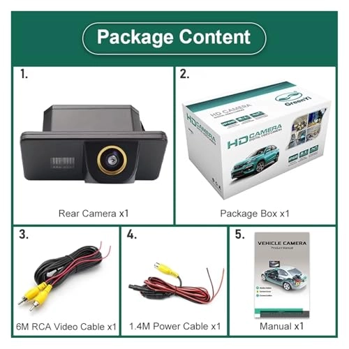 Car Reversing Camera - Night Vision AHD1080P
