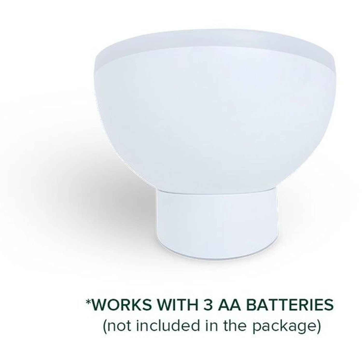 MUE4115GL - 3 AAA batteries (not included) 2800K Warm yellow light