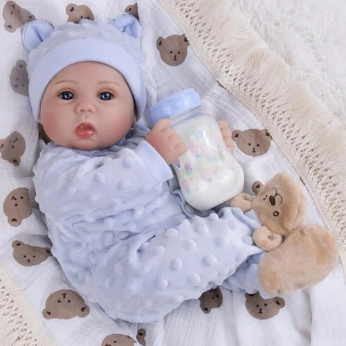 Reborn Baby Doll - 18-Inch Silicone Ages 3+