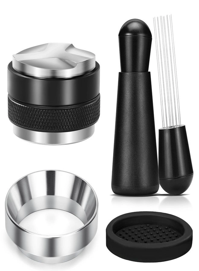 ZWRTU Dual Head Coffee Leveler - 51mm + WDT Tool + Dosing Funnel