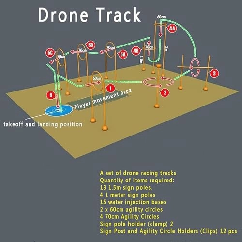 Drone Racing Obstacle Course